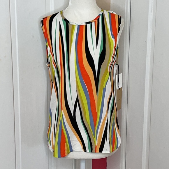 Halogen | Sleeveless, Striped Top, NWT - Picture 1 of 7